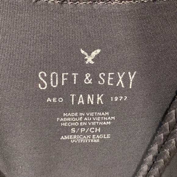 American Eagle Grey Tank Top - Picture 3 of 3